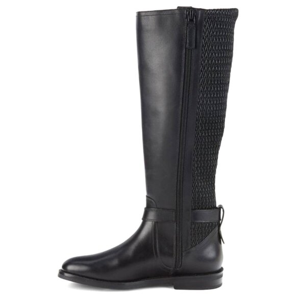 COLE HAAN Women's CAPE Stretch Mid Calf Flats Riding Boots Black Size 5.5 - Picture 3 of 8